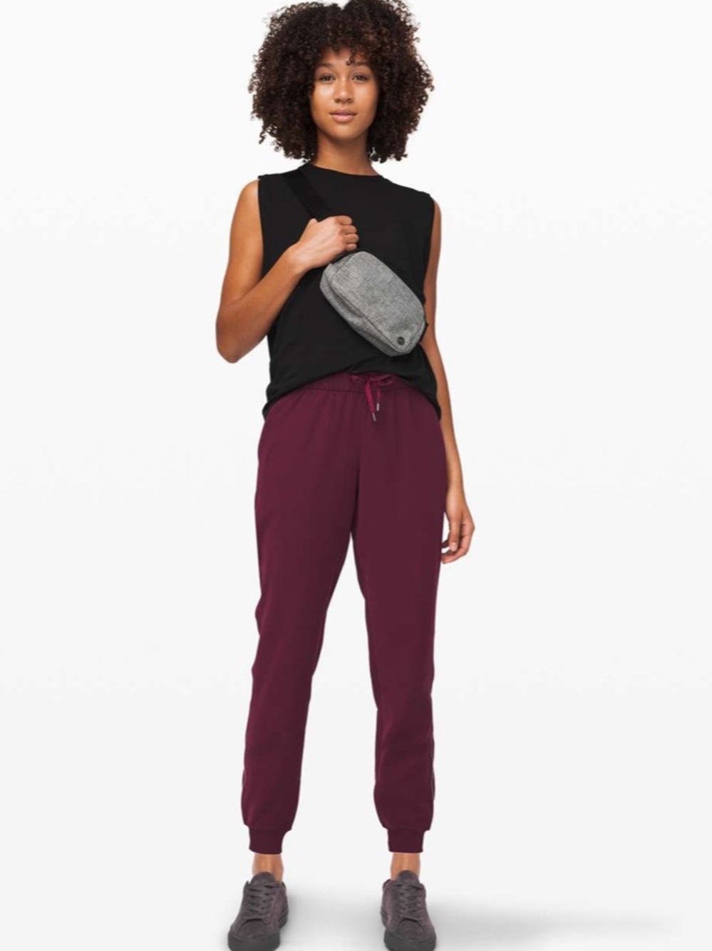 Lululemon On The Fly Joggers 4 Dark Adobe Travel size 8